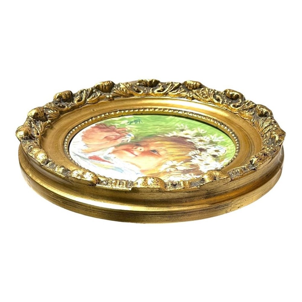 Framed Collector Plate by Frances Hook - Daisy Dreamer - Picture 7 of 12